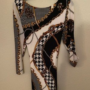 COPY - Black multiple colored dress